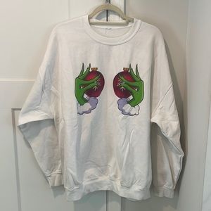 🎄 Grinch graphic crewneck sweatshirt XL